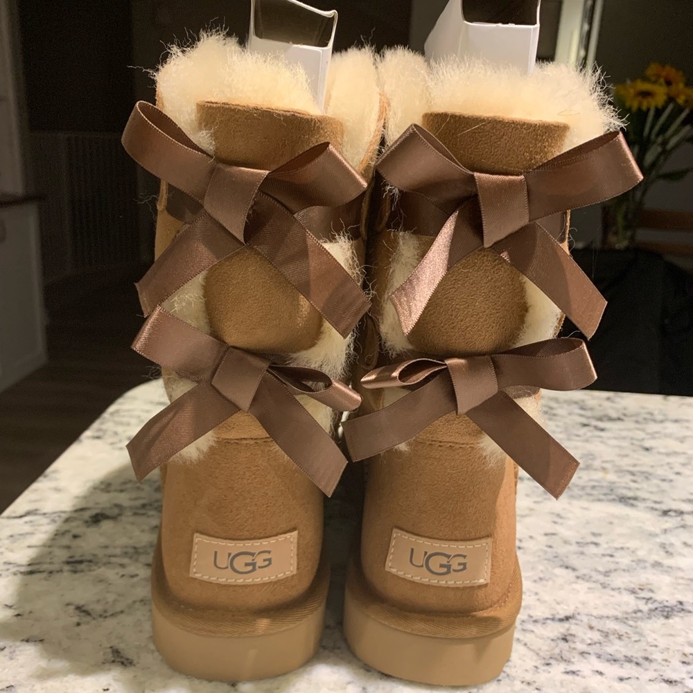 UGG boots with bows
